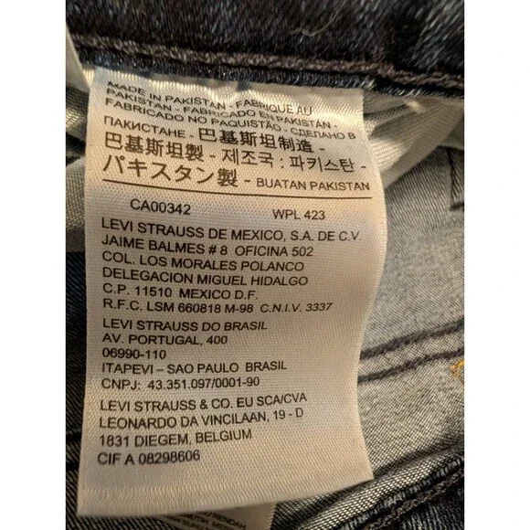 Levi’s 541 Men’s Jeans W50 L29 Blue Denim Regular Fit Straight Leg - Picture 5 of 9